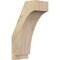 Ekena Millwork 6"W x 10"D x 18"H Imperial Rough Sawn Knee Brace, Douglas Fir BRC06X10X18IMP00RDF - alternate 1
